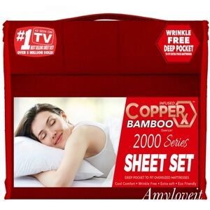 Copperx Essence 2000 Series 6 Piece Sheet Set